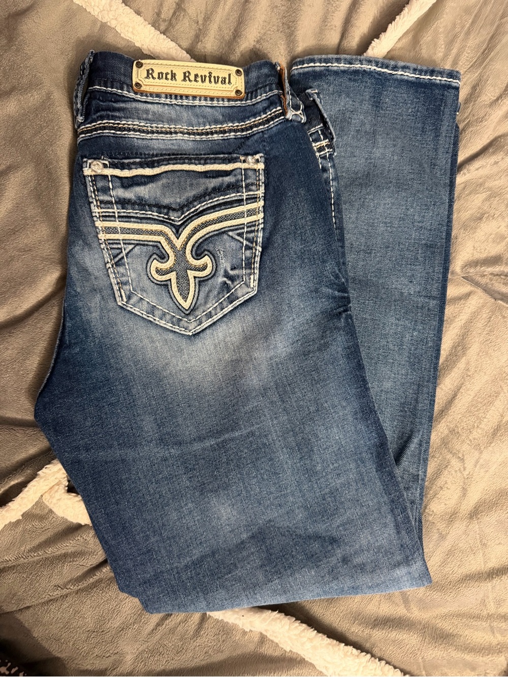 NWOT Rock Revival Women's Blue Jeans 0055